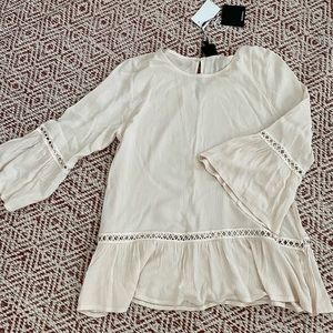 Nordstrom Rack, white blouse, size S